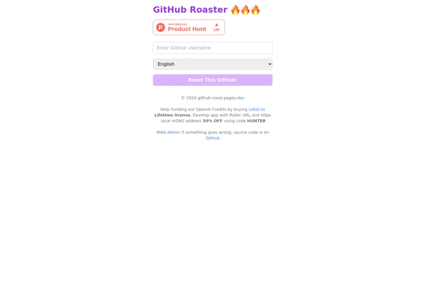 Cover image of "GitHub Profile Roast 🔥🔥🔥"