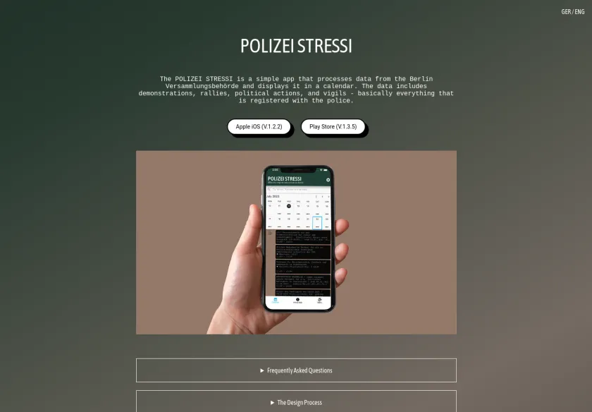 Cover image of "Polizei Stressi"