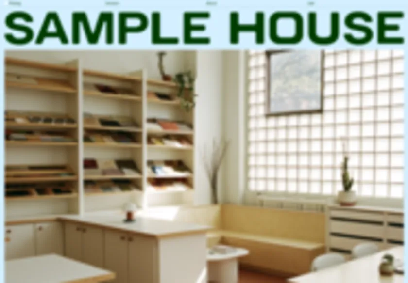 Cover image of "SAMPLE HOUSE"