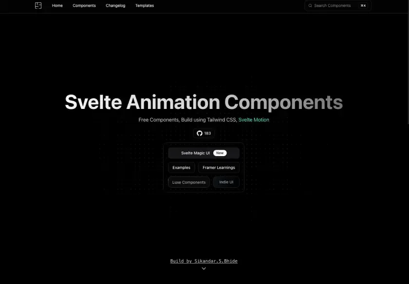 Cover image of "Svelte Animations Components"